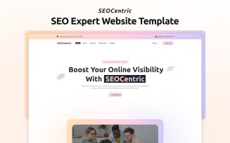 Seocentric – SEO Expert OnePage Elementor Template