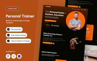 Trainify – Virtual Trainer Landing