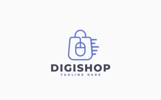 Digital Shop Logo Template Design