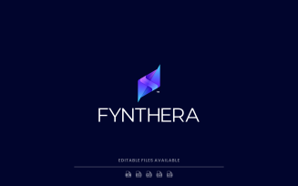 Gradient Modern Symbol Logo Design 8742