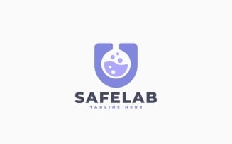 Safe Lab Logo Template Design