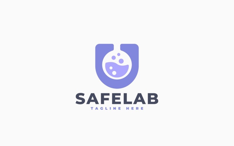 Safe Lab Logo Template Design