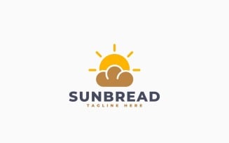 Sun Bread Logo Template Design