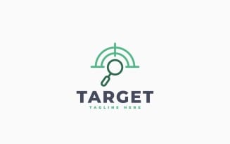 Target Analysis Logo Template Design