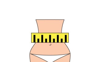 Weight Loss Fitness Icon Set for Web Design