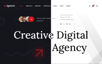 Agencio - Agency and eCommerce Joomla 5 and 6 Template