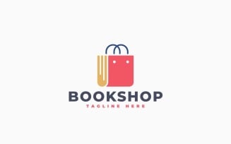 Book Shop 2 Logo Template Design