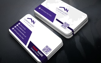 Geometric Real Estate Business Card Template PSD