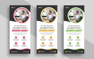 Marketing Agency Roll Up Standee Banner Ver-3