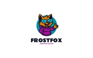 Mascot Frost fox Logo Design
