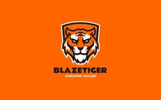 Mascot Modern Tiger Logo Design