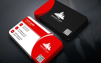 Modern Real Estate Business Card Template with Elegant Layout