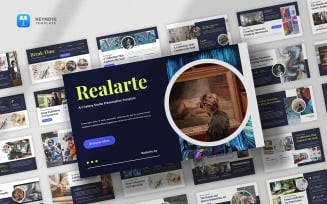 Realarte - Art Gallery Keynote Template