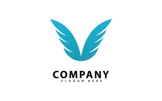 Letter V Simple template Logo design 5