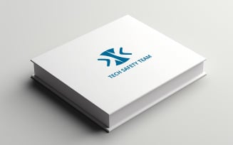 Professional Square White Hardcover Book Mockup