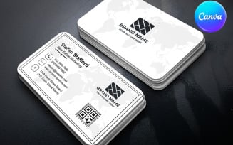 Bold Creative Business Card Template for Canva