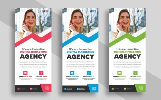 Marketing Agency Roll Up Standee Banner Ver-11