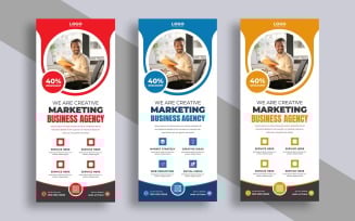Marketing Agency Roll Up Standee Banner Ver-13