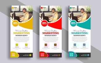 Marketing Agency Roll Up Standee Banner Ver-14