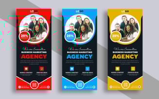 Marketing Agency Roll Up Standee Banner Ver-15