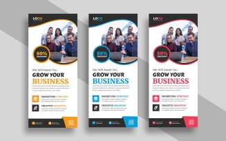 Marketing Agency Roll Up Standee Banner Ver-7