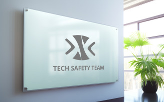 Office Wall board Mockup Design