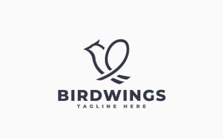 Bird Wings 4 Logo Template Design