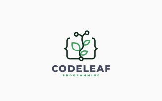 Code Plant Logo Template Design