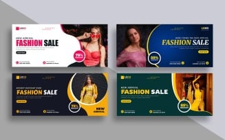 Fashion Sale Facebook Cover Template Ver-1