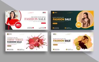 Fashion Sale Facebook Cover Template Ver-2