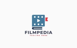 Film Book Logo Template Design