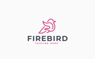 Fire Bird Logo Template Design