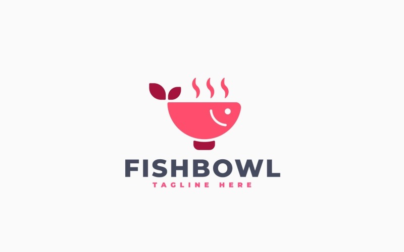 Fish Bowl Logo Template Design