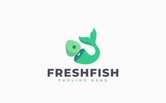 Fresh Fish Logo Template Design