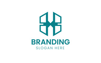Hexagon letter H consulting logo-1034