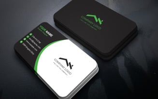 Minimal Business Card Layout E Card