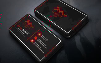 Minimal Clean Business Card Template PSD