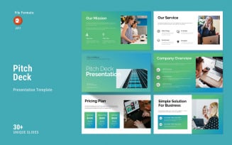 Pitch Deck PowerPoint Template Presentation 2026