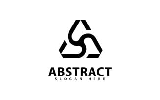 Triangle Logo Template vector design v12