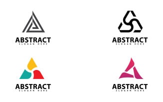 Triangle Logo Template vector design v14