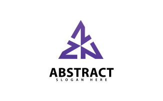 Triangle Logo Template vector design v3