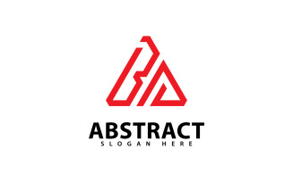 Triangle Logo Template vector design v6