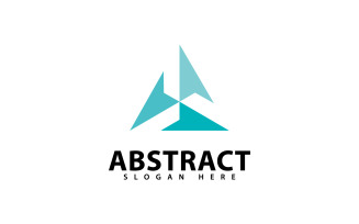 Triangle Logo Template vector design v8