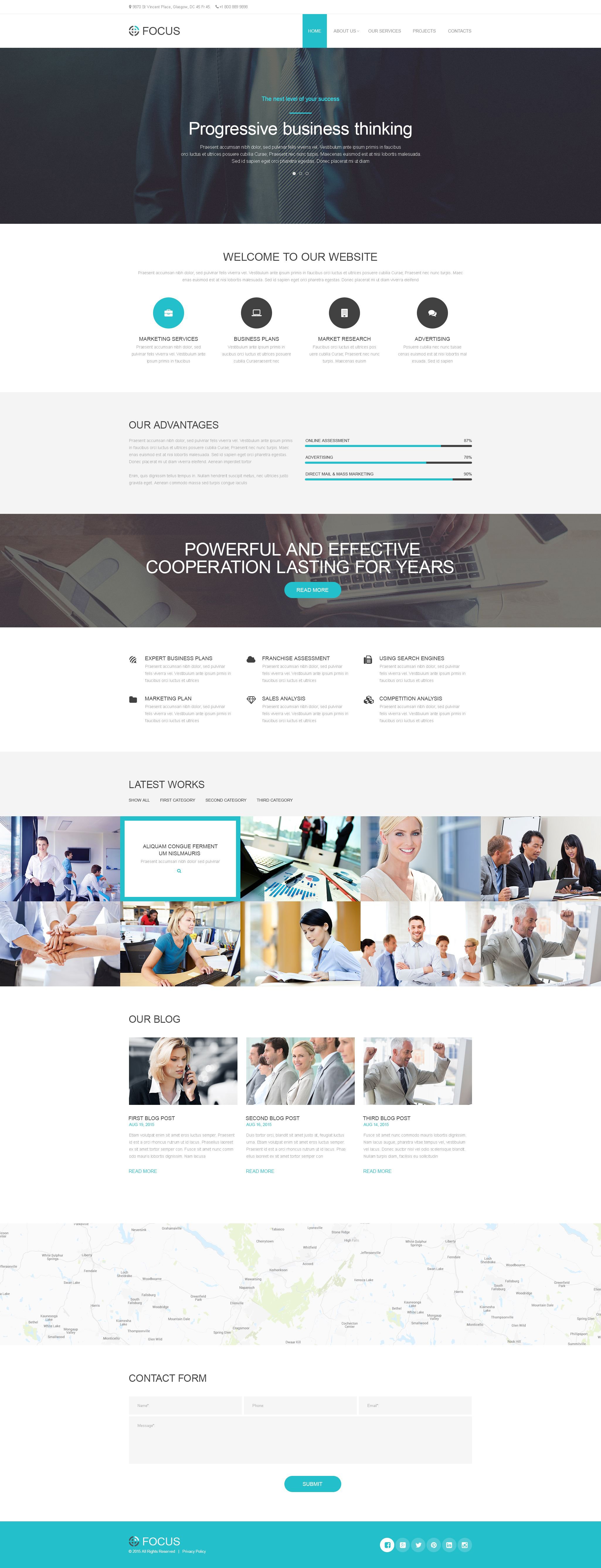 Business & Services Muse Template - screenshot