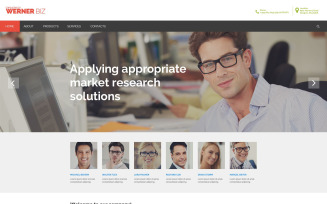 Business & Services Responsive Website Template