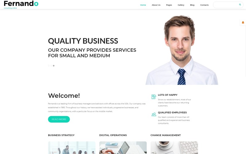 Fernando - Consulting Ready-to-Use Modern Joomla Template