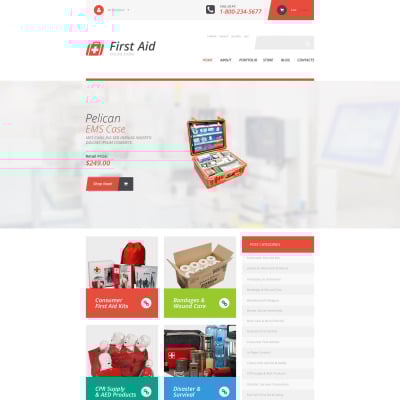 First Aid Supplies WooCommerce Theme