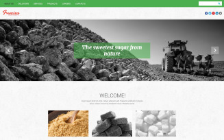 Francisco Sugar Industry Website Template