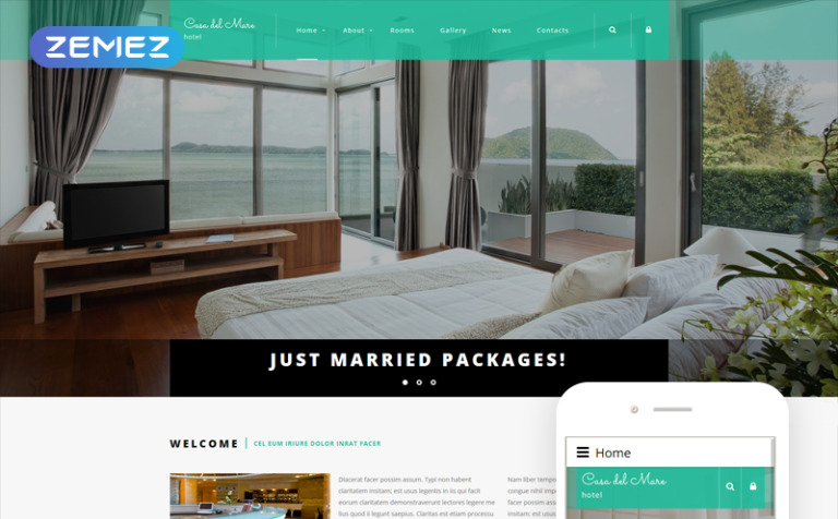 Hotel Suite Bootstrap Joomla Theme Big Screenshot Hotel Suite Joomla Template New Screenshots BIG
