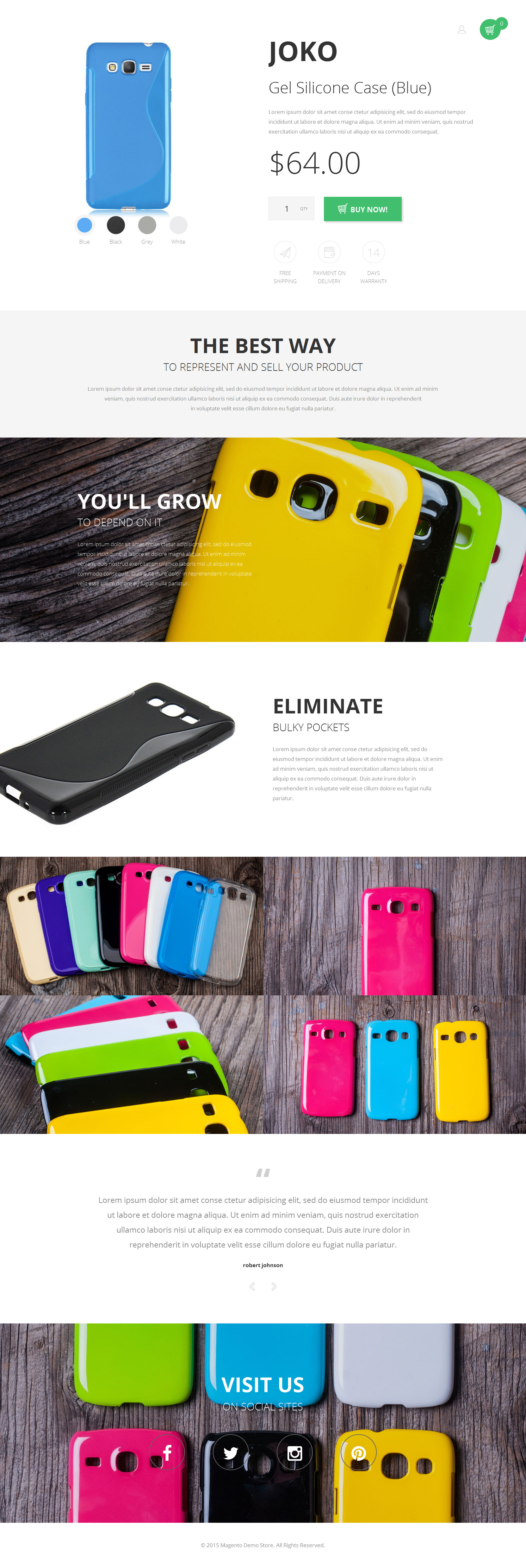 "Joko - Responsive" Responsive Magento Thema №55222 - screenshot